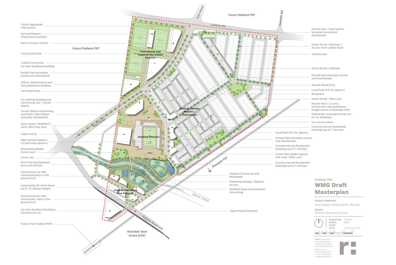 Wyndham Stadium Precinct Concept Master Plan – Ratio